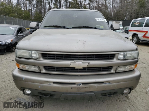 2003 Chevrolet Suburban Z71 with VIN 3GNFK16ZX3G284955, listed as a Copart auction lot 47545015 with Not Provided miles and Salvage Title. Bid and sale history available at carsss.com. Image 5.