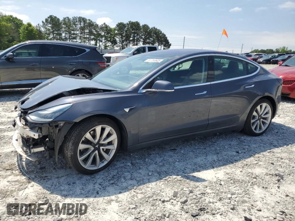 2019 Tesla Model 3 Mid Range with VIN 5YJ3E1EA9KF314367, listed as a Copart auction lot 54753605 with 97,913 mi miles and Salvage Title. Bid and sale history available at DreamBid. Image 1.