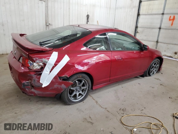 2002 Acura RSX Type S with VIN JH4DC53042C019989, listed as a Copart auction lot 73934374 with 169,366 mi miles and Salvage Title. Bid and sale history available at carsss.com. Image 3.