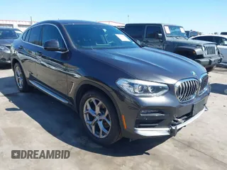 2020 BMW X4 xDrive30i with VIN 5UX2V1C07LLE67741, listed as a IAAI auction lot 41744018 with 40,549 mi miles. Bid and sale history available at carsss.com. Image 1.