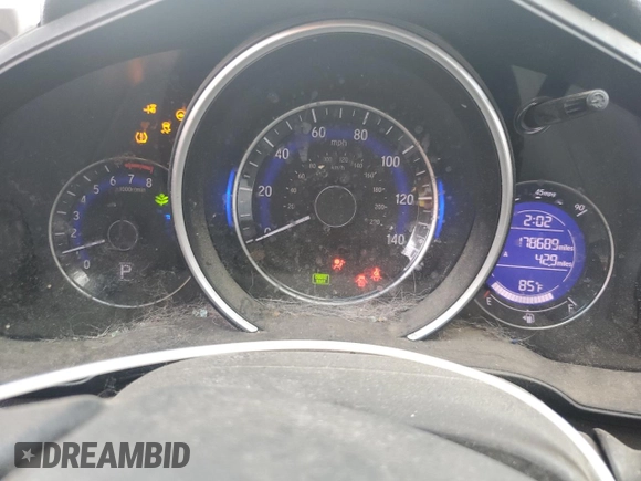 2017 Honda Fit EX-L with VIN JHMGK5H92HS018099, listed as a Copart auction lot 60628405 with 178,689 mi miles and Salvage title. Bid and sale history available at DreamBid. Image 9.