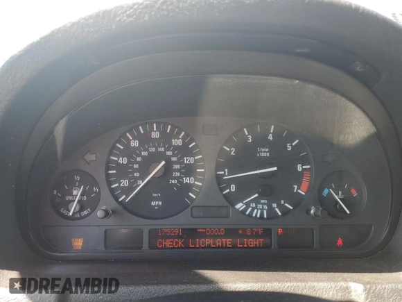 2002 BMW X5 3.0i with VIN 5UXFA53562LP41829, listed as a Copart auction lot 71306874 with 175,291 mi miles and Salvage Title. Bid and sale history available at carsss.com. Image 9.