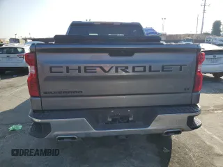 2021 Chevrolet Silverado 1500 LT with VIN 3GCUYDET7MG206504, listed as a Copart auction lot 83401814 with 86,729 mi miles and Salvage Title. Bid and sale history available at carsss.com. Image 6.