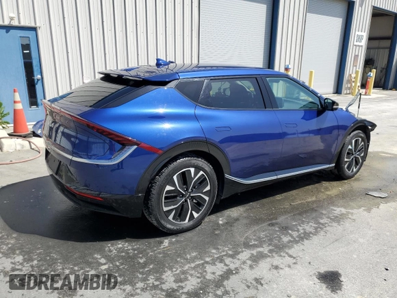 2024 Kia EV6 Wind with VIN KNDC34LA4R5205661, listed as a Copart auction lot 54445665 with 36,594 mi miles and Clean Title. Bid and sale history available at DreamBid. Image 3.