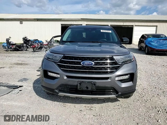 2021 Ford Explorer XLT with VIN 1FMSK8DH6MGB67294, listed as a Copart auction lot 52707955 with 59,470 mi miles and Salvage Title. Bid and sale history available at carsss.com. Image 14.