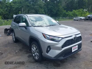 2023 Toyota RAV4 XLE Premium with VIN 2T3C1RFV2PC233063, listed as a IAAI auction lot 42461667 with 22,056 mi miles and . Bid and sale history available at DreamBid. Image 1.