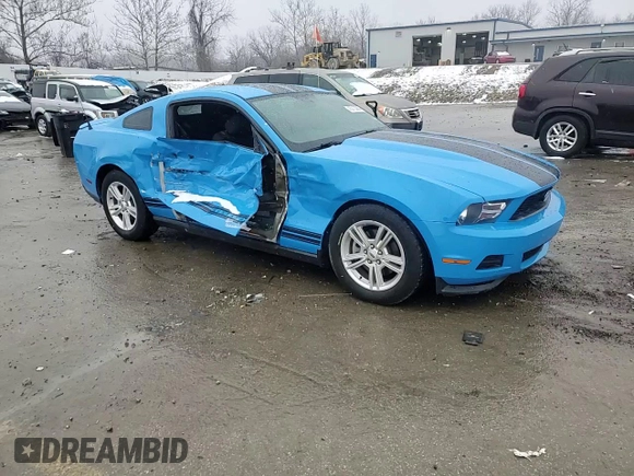 2012 Ford Mustang V6 Premium with VIN 1ZVBP8AM1C5264983, listed as a Copart auction lot 45213285 with 71,337 mi miles and Salvage Title. Bid and sale history available at carsss.com. Image 10.
