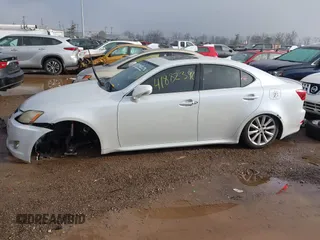 2009 Lexus IS with VIN JTHCK262295032037, listed as a IAAI auction lot 41883903 with 232,757 mi miles. Bid and sale history available at carsss.com. Image 15.