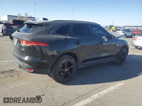 2018 Jaguar F-Pace 25t Premium with VIN SADCJ2FX4JA267748, listed as a Copart auction lot 48262585 with 61,234 mi miles and Clean Title. Bid and sale history available at DreamBid. Image 3.