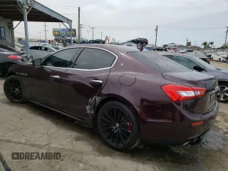 2017 Maserati Ghibli with VIN ZAM57XSA4H1197224, listed as a Copart auction lot 62281233 with 74,389 mi miles. Bid and sale history available at carsss.com. Image 2.