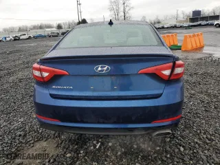 2017 Hyundai Sonata 2.4L with VIN 5NPE24AF6HH456173, listed as a Copart auction lot 45333625 with 130,158 mi miles and Salvage Title. Bid and sale history available at carsss.com. Image 6.