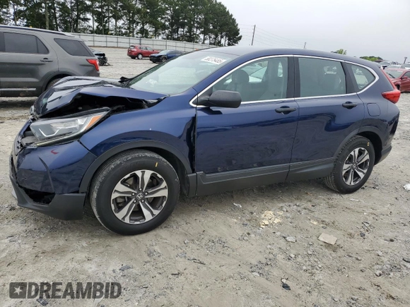 2017 Honda CR-V LX z VIN 5J6RW5H32HL003648, wystawiony jako Copart lot #58275485 z przebiegiem 142 726 mil mil oraz Szkoda całkowita • Salvage title. Historia ofert i sprzedaży dostępna na DreamBid. Obrazek 1.