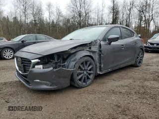 2017 Mazda 3 Grand Touring with VIN JM1BN1M34H1139428, listed as a Copart auction lot 80867974 with 186,461 mi miles and Salvage Title. Bid and sale history available at DreamBid. Image 1.