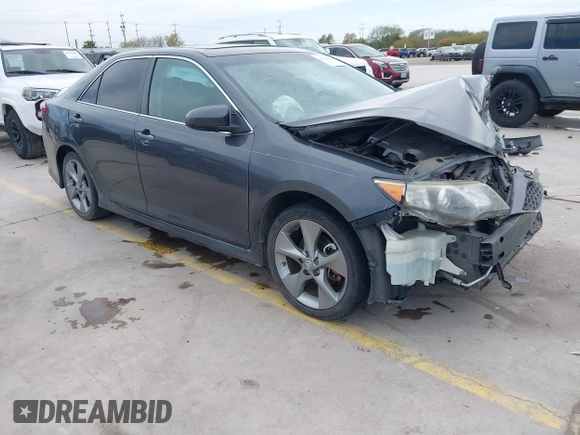 2012 Toyota Camry SE with VIN 4T1BK1FK2CU004349, listed as a IAAI auction lot 41814785 with 110,134 mi miles. Bid and sale history available at carsss.com. Image 1.