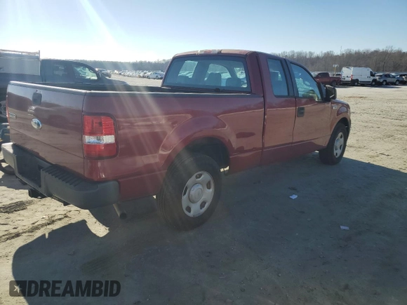 2007 Ford F-150 XL with VIN 1FTPX12V57KC72793, listed as a Copart auction lot 43690065 with 152,665 mi miles and Salvage title. Bid and sale history available at DreamBid. Image 3.