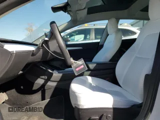 2022 Tesla Model 3 Long Range with VIN 5YJ3E1EB4NF249277, listed as a Copart auction lot 45952725 with Not Provided miles and Salvage Title. Bid and sale history available at DreamBid. Image 7.