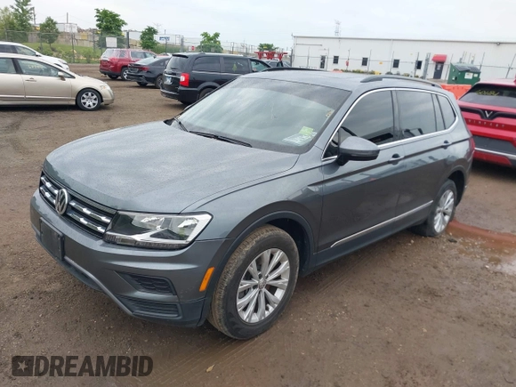 2018 Volkswagen Tiguan SEL with VIN 3VV2B7AX1JM166258, listed as a IAAI auction lot 42559513 with 36,246 mi miles and . Bid and sale history available at DreamBid. Image 17.