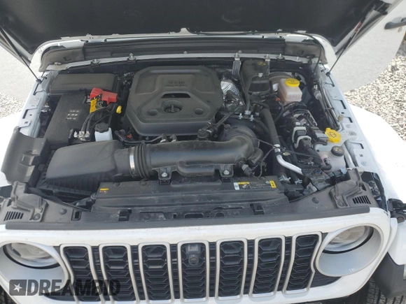 2024 Jeep Wrangler Sahara z VIN 1C4PJXEN9RW367840, wystawiony jako Copart lot #56661775 z przebiegiem 9 068 mil mil oraz Szkoda całkowita • Salvage title. Historia ofert i sprzedaży dostępna na DreamBid. Obrazek 12.