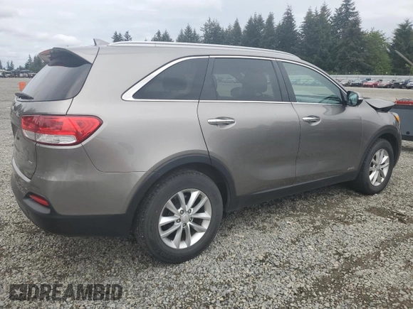 2017 Kia Sorento LX with VIN 5XYPGDA37HG295338, listed as a Copart auction lot 57227355 with 71,655 mi miles and Salvage title. Bid and sale history available at DreamBid. Image 3.