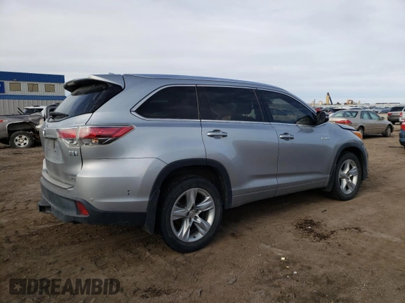 2015 Toyota Highlander Hybrid Limited with VIN 5TDDCRFH8FS011022, listed as a Copart auction lot 79626973 with 106,992 mi miles. Bid and sale history available at carsss.com. Image 3.