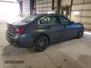2022 BMW 3 Series 330i xDrive with VIN 3MW5R7J03N8C69445, listed as a Copart auction lot 48023605 with 0 mi miles and Salvage Title. Bid and sale history available at carsss.com. Image 3.
