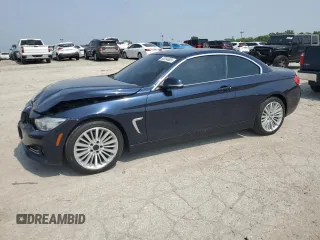 2015 BMW 4 Series 428i xDrive with VIN WBA3T1C55FP820640, listed as a Copart auction lot 60394605 with 111,288 mi miles and Salvage title. Bid and sale history available at DreamBid. Image 1.