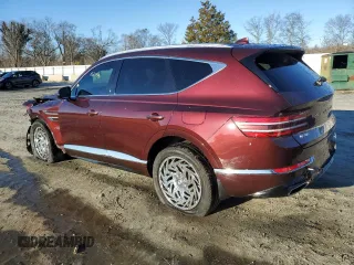 2021 Genesis GV80 with VIN KMUHB4SB5MU053632, listed as a Copart auction lot 41680785 with 62,795 mi miles and Salvage Title. Bid and sale history available at DreamBid. Image 2.