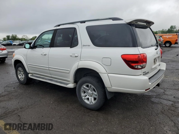 2005 Toyota Sequoia Limited with VIN 5TDBT48A35S241074, listed as a Copart auction lot 55754685 with 219,240 mi miles and Salvage Title. Bid and sale history available at DreamBid. Image 2.