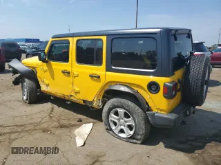 2020 Jeep Wrangler Unlimited Willys z VIN 1C4HJXDG1LW265611, wystawiony jako Copart lot #67928914 z przebiegiem 73 516 mil mil oraz Szkoda całkowita • Salvage title. Historia ofert i sprzedaży dostępna na DreamBid. Obrazek 2.
