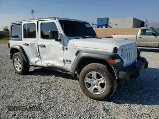2022 Jeep Wrangler Unlimited Sport S with VIN 1C4HJXDNXNW256780, listed as a Copart auction lot 76101474 with 56,954 mi miles and Salvage Title. Bid and sale history available at carsss.com. Image 11.