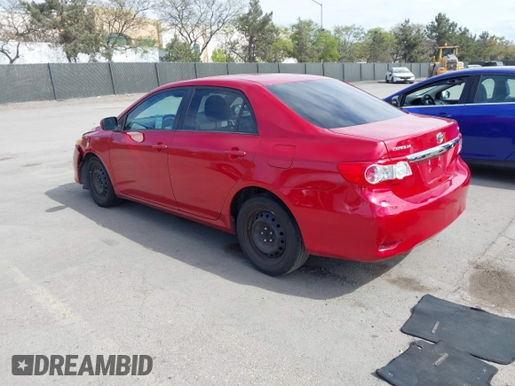2012 Toyota Corolla L with VIN 5YFBU4EE7CP003044, listed as a IAAI auction lot 42044928 with 256,796 mi miles. Bid and sale history available at carsss.com. Image 3.