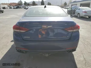 2015 Hyundai Genesis 5.0L with VIN KMHGN4JFXFU085128, listed as a Copart auction lot 51349885 with 189,475 mi miles and Salvage Title. Bid and sale history available at carsss.com. Image 6.