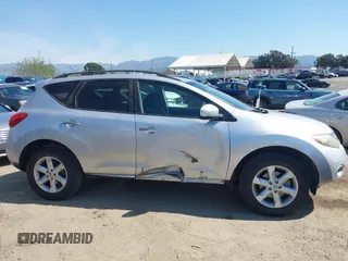 2009 Nissan Murano SL with VIN JN8AZ18U19W023082, listed as a IAAI auction lot 41847562 with 147,780 mi miles and . Bid and sale history available at DreamBid. Image 13.