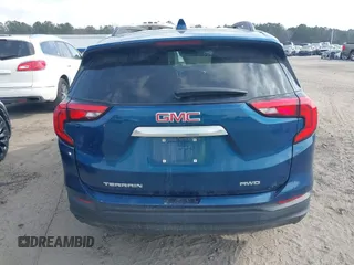 2020 GMC Terrain SLE with VIN 3GKALTEV8LL308773, listed as a IAAI auction lot 41442863 with 71,911 mi miles. Bid and sale history available at carsss.com. Image 16.