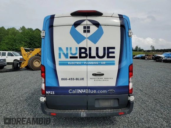2018 Ford Transit with VIN 1FTYE1CM6JKA35821, listed as a Copart auction lot 53590534 with 82,324 mi miles and Salvage Title. Bid and sale history available at DreamBid. Image 6.