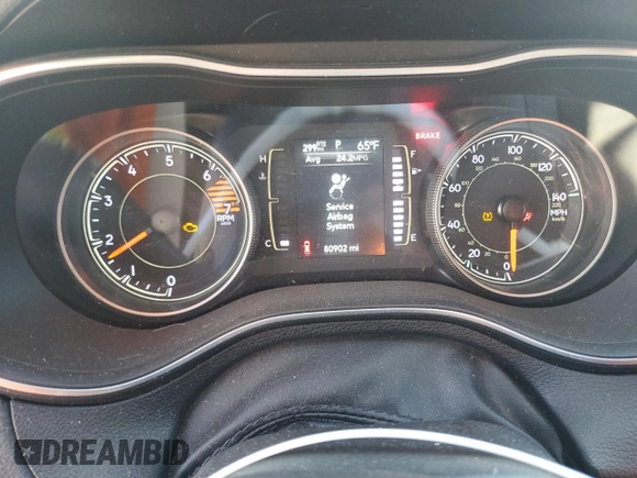 2019 Jeep Cherokee Latitude Plus with VIN 1C4PJLLB5KD110581, listed as a Copart auction lot 47652045 with 80,902 mi miles and Salvage Title. Bid and sale history available at DreamBid. Image 9.