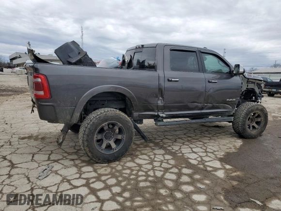 2020 Ram 2500 Laramie with VIN 3C6UR5FL3LG180507, listed as a Copart auction lot 42687315 with 64,914 mi miles and Salvage Title. Bid and sale history available at carsss.com. Image 3.