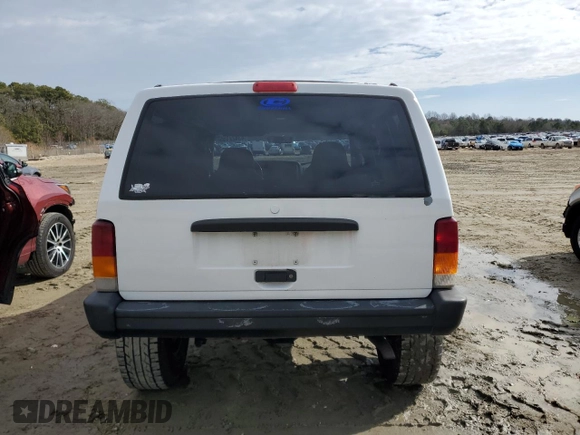 1997 Jeep Cherokee SE with VIN 1J4FJ28S8VL516132, listed as a Copart auction lot 43422155 with 116,220 mi miles and Salvage Title. Bid and sale history available at carsss.com. Image 6.