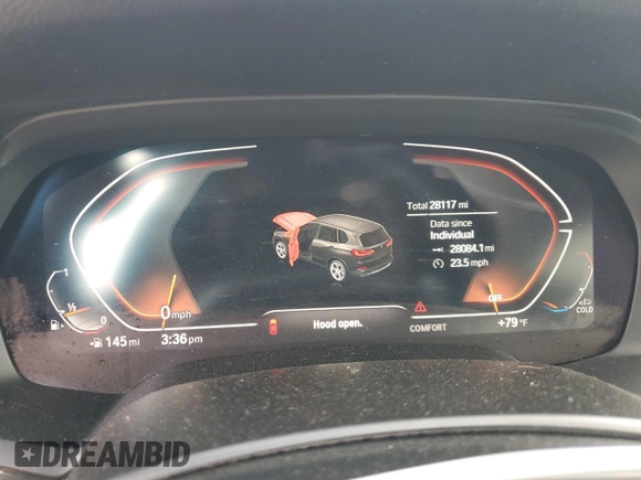 2021 BMW X5 xDrive40i z VIN 5UXCR6C03M9E85738, wystawiony jako Copart lot #47346135 z przebiegiem 28 117 mil mil oraz Szkoda całkowita • Salvage title. Historia ofert i sprzedaży dostępna na DreamBid. Obrazek 9.