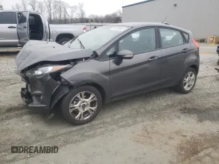 2015 Ford Fiesta SE with VIN 3FADP4EJXFM178855, listed as a Copart auction lot 87652085 with 83,832 mi miles and Salvage Title. Bid and sale history available at carsss.com. Image 1.