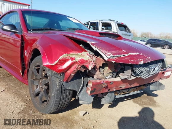 2003 Ford Mustang Standard with VIN 1FAFP40433F312756, listed as a IAAI auction lot 41899595 with 115,584 mi miles. Bid and sale history available at carsss.com. Image 6.