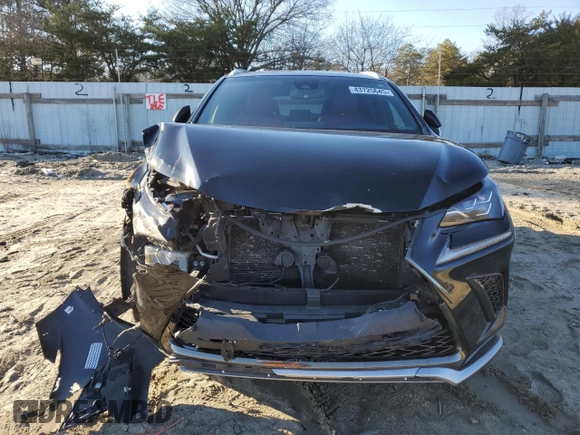 2018 Lexus NX with VIN JTJBARBZ0J2151803, listed as a Copart auction lot 43725645 with 141,170 mi miles and Salvage Title. Bid and sale history available at carsss.com. Image 5.
