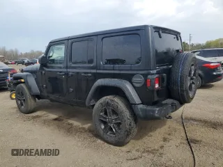 2023 Jeep Wrangler Sport S with VIN 1C4HJXDN2PW559717, listed as a Copart auction lot 55007145 with 34,484 mi miles and Clean title. Bid and sale history available at DreamBid. Image 2.