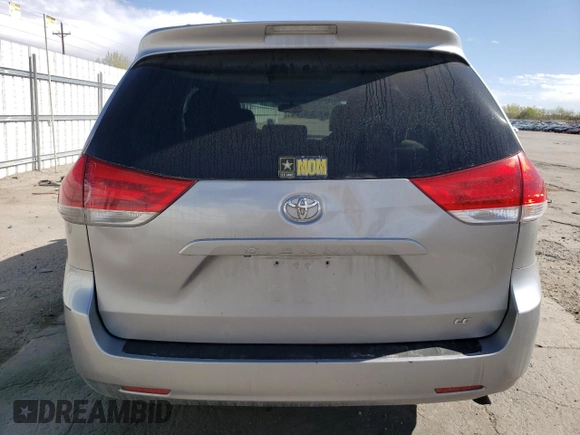 2013 Toyota Sienna LE AAS with VIN 5TDKK3DCXDS375647, listed as a Copart auction lot 53691875 with 205,349 mi miles and Salvage Title. Bid and sale history available at carsss.com. Image 6.