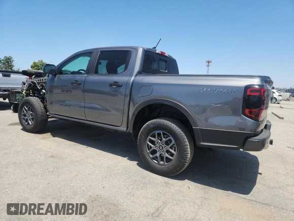 2024 Ford Ranger XLT with VIN 1FTER4GH4RLE35484, listed as a Copart auction lot 58596835 with 8,613 mi miles and Salvage title. Bid and sale history available at DreamBid. Image 2.