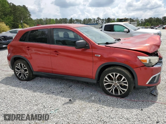 2018 Mitsubishi Outlander SE with VIN JA4AP3AW7JU014244, listed as a Copart auction lot 55018415 with 126,859 mi miles and Clean title. Bid and sale history available at DreamBid. Image 4.