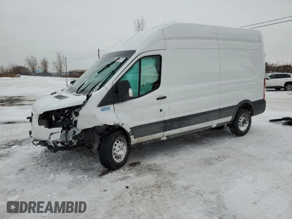 2023 Ford Transit Cargo with VIN 1FTBR2X84PKB44056, listed as a Copart auction lot 40418174 with Not Provided miles and Salvage Title. Bid and sale history available at DreamBid. Image 1.