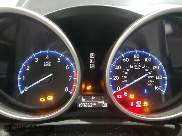 2012 Mazda 3 i Touring with VIN JM1BL1V88C1684895, listed as a Copart auction lot 50244835 with 197,263 mi miles and Salvage Title. Bid and sale history available at DreamBid. Image 9.