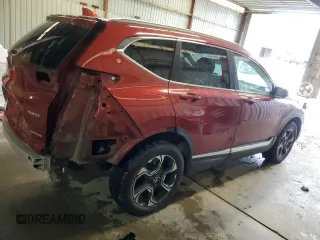 2018 Honda CR-V Touring with VIN 5J6RW2H92JL035850, listed as a Copart auction lot 62486175 with 74,612 mi miles and Salvage title. Bid and sale history available at DreamBid. Image 3.