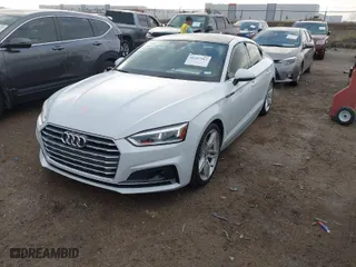 2018 Audi A5 Sportback Prestige with VIN WAUFNCF55JA008328, listed as a IAAI auction lot 41107462 with 20,600 mi miles. Bid and sale history available at carsss.com. Image 2.
